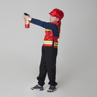 Костюм детский "Пожарный" со светоотражающими полосами: жилет, головной убор, рост 134-146 см - Фото 2