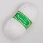 Пряжа "Нежность" 60% акрил, 40% козий пух 230м/100гр (Супер белый) - фото 20812000