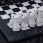 Шахматы «Элит»,темная  доска 30х30 см, оникс - фото 4241563