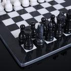 Шахматы «Элит»,темная  доска 30х30 см, оникс - фото 4241564
