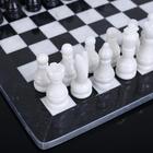 Шахматы «Элит»,темная  доска 30х30 см, оникс - фото 8382687