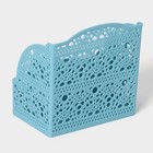 Подставка - органайзер для канцелярии, 2 ячейки, 13.3×8.3×13.2 см, МИКС - Фото 3