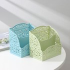 Подставка - органайзер для канцелярии, 2 ячейки, 13.3×8.3×13.2 см, МИКС - Фото 5