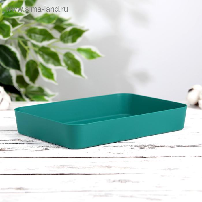 Корзинка пластиковая для хранения «Гладь», 26,5×18,5×4,5 см, цвет МИКС - Фото 1