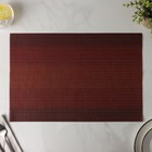 Салфетка сервировочная на стол «Вензеля», 45,5×30 см, цвет бордовый - Фото 4