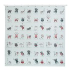 Штора для ванны Доляна «Коты», 180×180 см, EVA - Фото 2