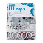 Штора для ванны Доляна «Коты», 180×180 см, EVA - Фото 3