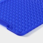 Коврик - антижир для запекания Доляна, силикон, 28×21 см, синий - Фото 3