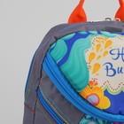 Рюкзак детский, 1 отдел на молнии, цвет синий/серый - Фото 4