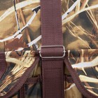 Рюкзак туристический, 55 л, отдел на шнурке, 4 наружных кармана, цвет коричневый/камуфляж - фото 8382757