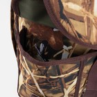 Рюкзак туристический, 55 л, отдел на шнурке, 4 наружных кармана, цвет коричневый/камуфляж - фото 8382759
