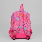 Рюкзак детский, отдел на молнии, наружный карман, цвет розовый - Фото 3