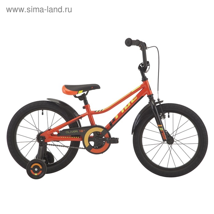 Велосипед 18" Pride Oliver, 2018, цвет оранжевый/жёлтый/черный - Фото 1