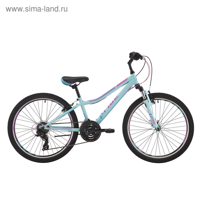 Велосипед 24" Pride Lanny 21, 2018, цвет голубой/бирюзовый/малиновый - Фото 1