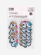 Термоаппликация «Единорог», 4.7×3.2 см, разноцветная - Фото 6
