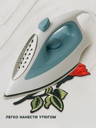 Термоаппликация «Роза», 23×15.5 см, красная - Фото 2