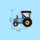 Термоаппликация «Трактор», 5,3 × 4,3 см, цвет синий - Фото 2