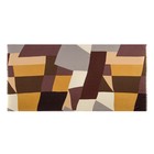 Палантин текстильный PC3932_A10-3 цвет коричневый, размер 90х180 - Фото 2