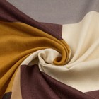 Палантин текстильный PC3932_A10-3 цвет коричневый, размер 90х180 - Фото 3
