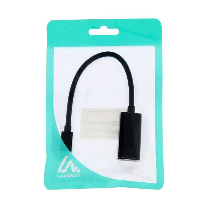 Переходник LuazON, HDMI (f) - mini DisplayPort (m) - фото 51295000