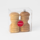 Набор для специй Доляна «Комфорт», 50 мл, 11×10×5 см, 2 предмета: мельница, солонка - Фото 24