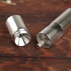 Мельница для специй «Пружина», 15×2.5 см, металлический механизм, серая - Фото 4