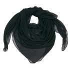 Платок текстильный FC834_1 цвет чёрный, размер 130х140 - Фото 1