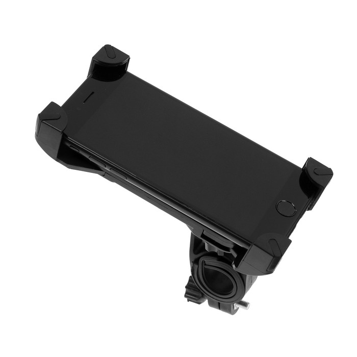 Велосипедный держатель для телефона LuazON, до 185х95 мм, чёрный