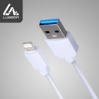 Кабель Luazon, Lightning - USB, 1 А, 1.5 м, белый - фото 9823879
