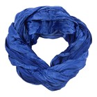 Палантин-труба текстильный PC2756-1_52 цвет синий, размер 55х70 - Фото 1