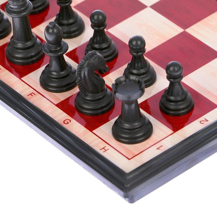 Шахматы "Классические", доска объемная, 18 х 18 см - фото 1887783423