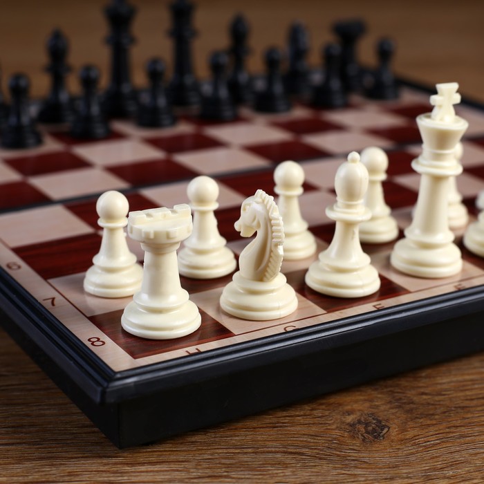 Шахматы "Классические", на магните, 24 х 24 см - фото 1887783426
