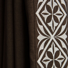 Комплект штор «Дюпон», размер 200 х 280 см, коричневый - Фото 2