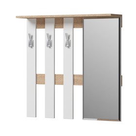 Вешалка «Энтер», 900×214×880 мм, цвет дуб сонома/белый  (артикул 3223148)  большой выбор товаров оптом и в розницу по низким ценам с доставкой