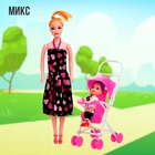 Кукла-модель «Мама с дочкой» с коляской, МИКС - Фото 6