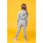 Костюм спортивный для девочки, рост 116, цвет серый 250 - Фото 5
