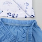 Пижама для мальчика, рост 104 см, цвет микс белый/синий 472/2 - Фото 6