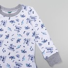 Пижама для мальчика, рост 122 см, цвет микс белый/синий 472/2 - Фото 4