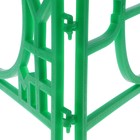 Ограждение декоративное, 35 × 220 см, 4 секции, пластик, зелёное, «Денежные знаки» - Фото 4