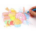 Цветные карандаши, 12 цветов, трехгранные, «Смешарики» - Фото 3