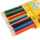 Цветные карандаши, 18 цветов, трехгранные, Смешарики - Фото 4