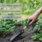 Совок посадочный Greengo, длина 33.5 см, ширина 6.5 см, деревянная ручка с поролоном - Фото 5