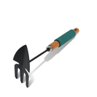 Мотыжка комбинированная Greengo, длина 30 см, деревянная ручка с поролоном - Фото 6