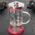 Чайник заварочный френч - пресс «Келли», 1 л, цвет красный - Фото 2