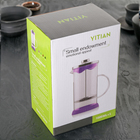 Чайник заварочный френч - пресс «Келли», 1 л, цвет красный - Фото 5