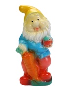 Садовая фигура из гипса «Гном с морковкой», h=36 см - Фото 2