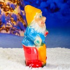 Садовая фигура "Гном с морковкой" 36см - Фото 6