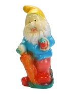Садовая фигура из гипса «Гном с морковкой», h=36 см - Фото 6