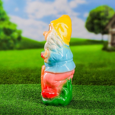 Садовая фигура из гипса «Гном с морковкой», h=36 см