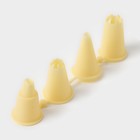 Шприц кондитерский Доляна «Ваниль», 5 насадок, 22×5.7×5 см - Фото 6